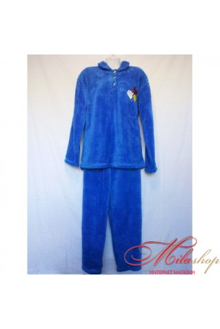 Махровая теплая пижама 8550